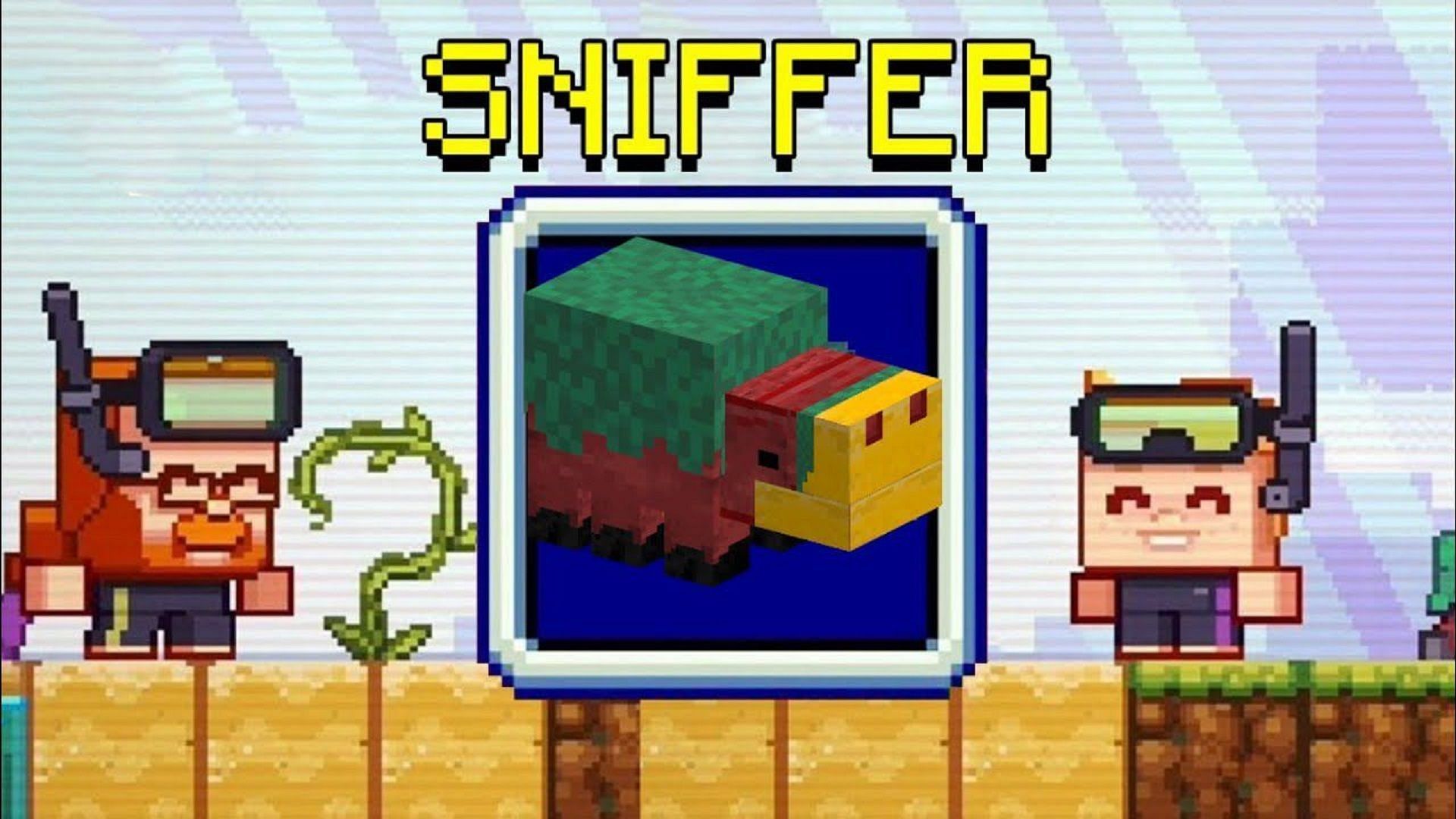 The Sniffer was the first Mob Vote contestant announced (Image via Mojang)