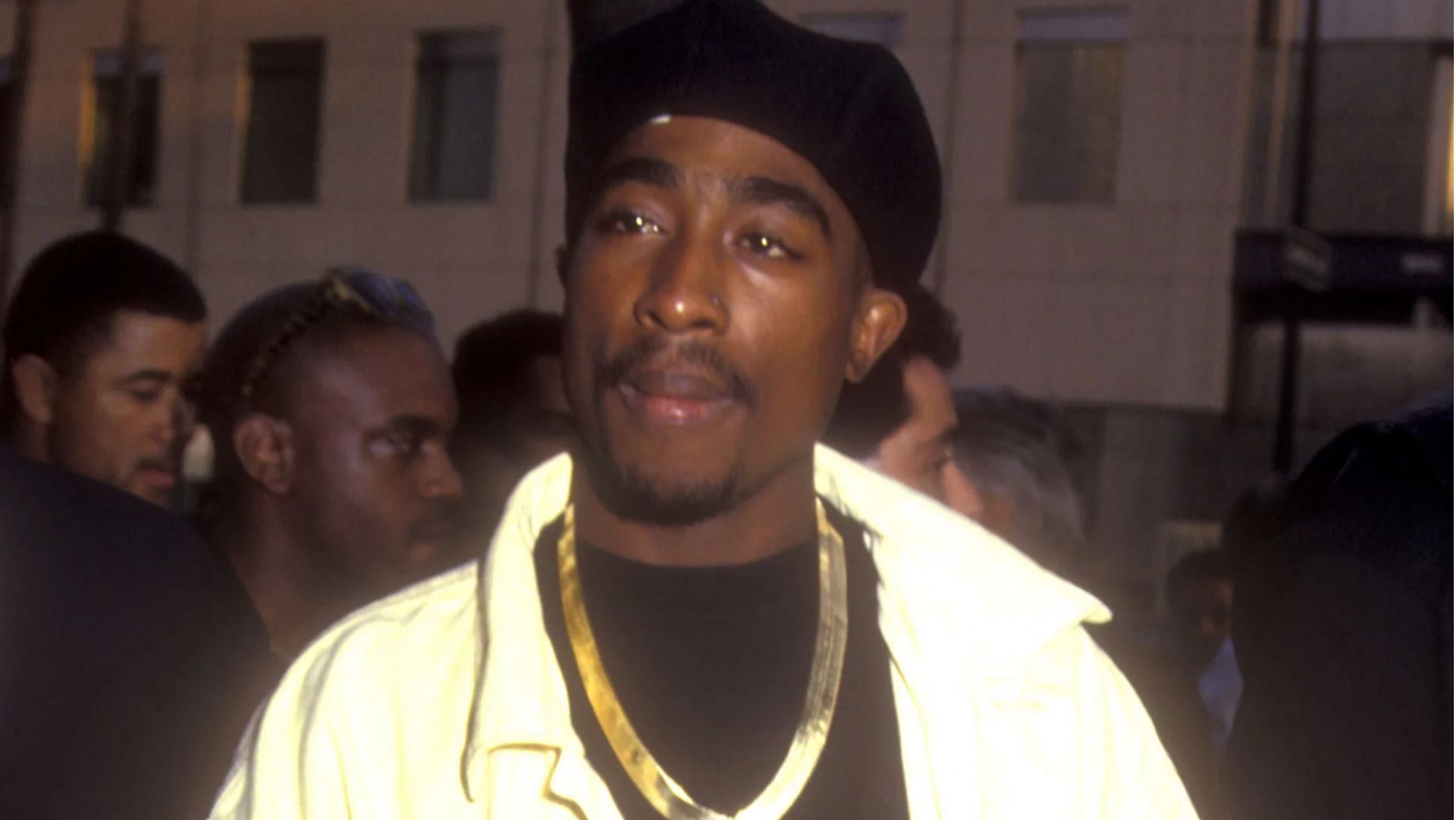 Tupac was shot four times on Image via Barry King/Getty