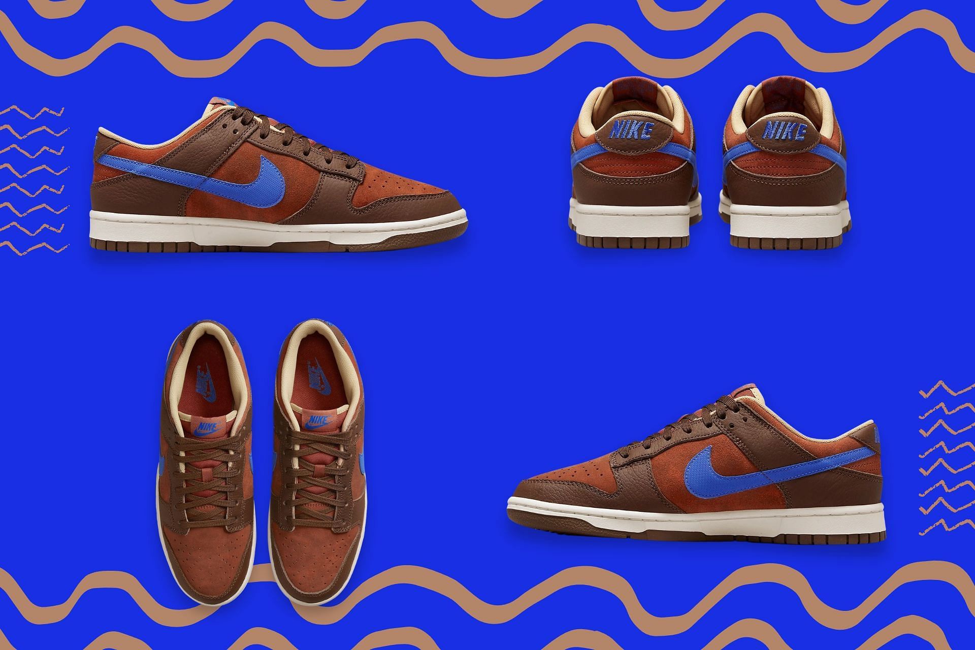 Here&#039;s a detailed look at the Nike Dunk Low Mars Stone colorway (Image via Sportskeeda)