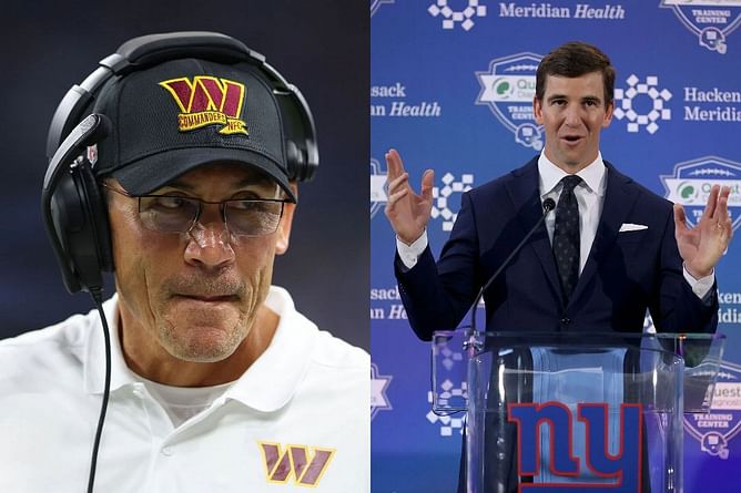 Eli Manning insists Ron Rivera's comments on the Commanders QB situation has been largely misunderstood