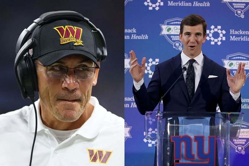 Eli Manning insists Ron Rivera's comments on the Commanders QB