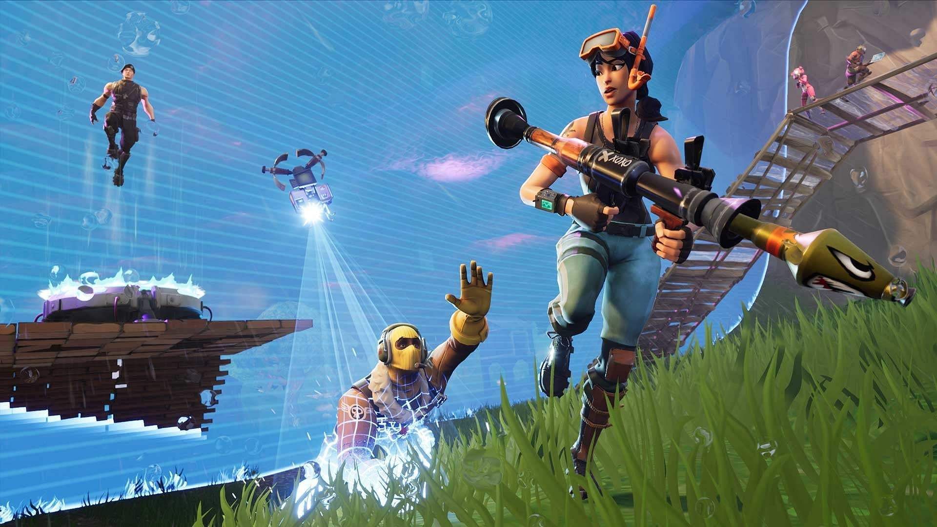 Skills can make and break a Fortnite match. (Image via Epic Games)