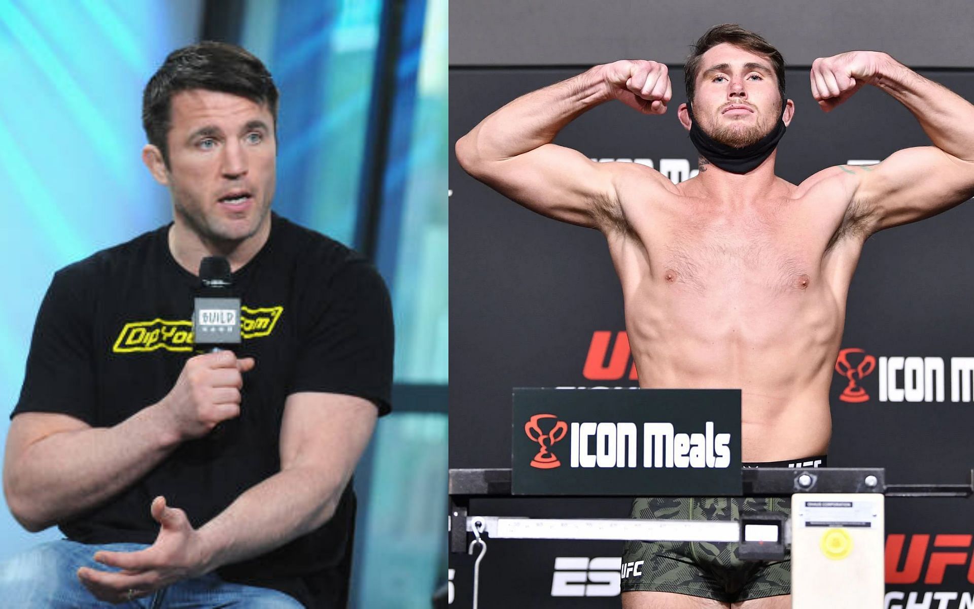 Chael Sonnen (left) and Darren Till (right)