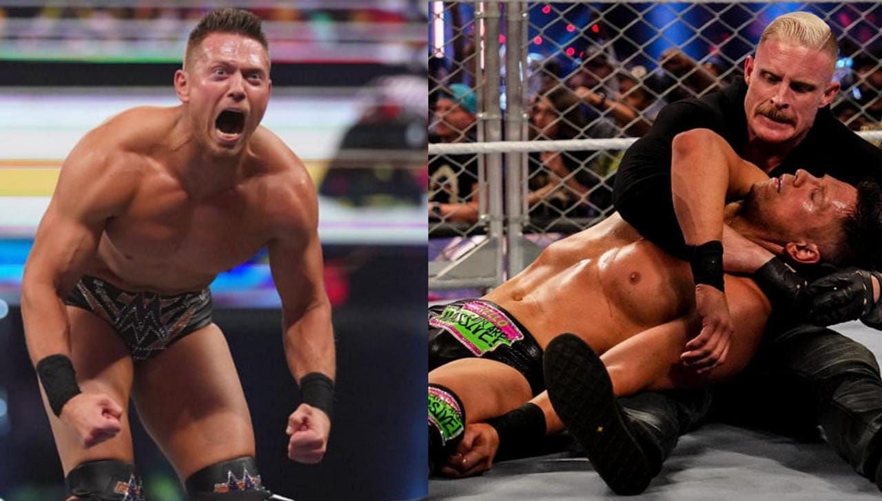 The Miz attacked Dexter Lumis on RAW