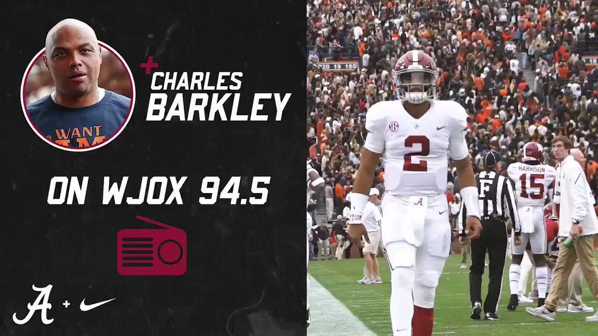 Jalen Hurts wears Auburn jersey after Charles Barkley bet 