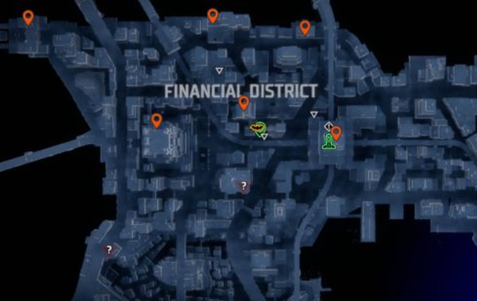 Map of the Financial District (image via WB Games)