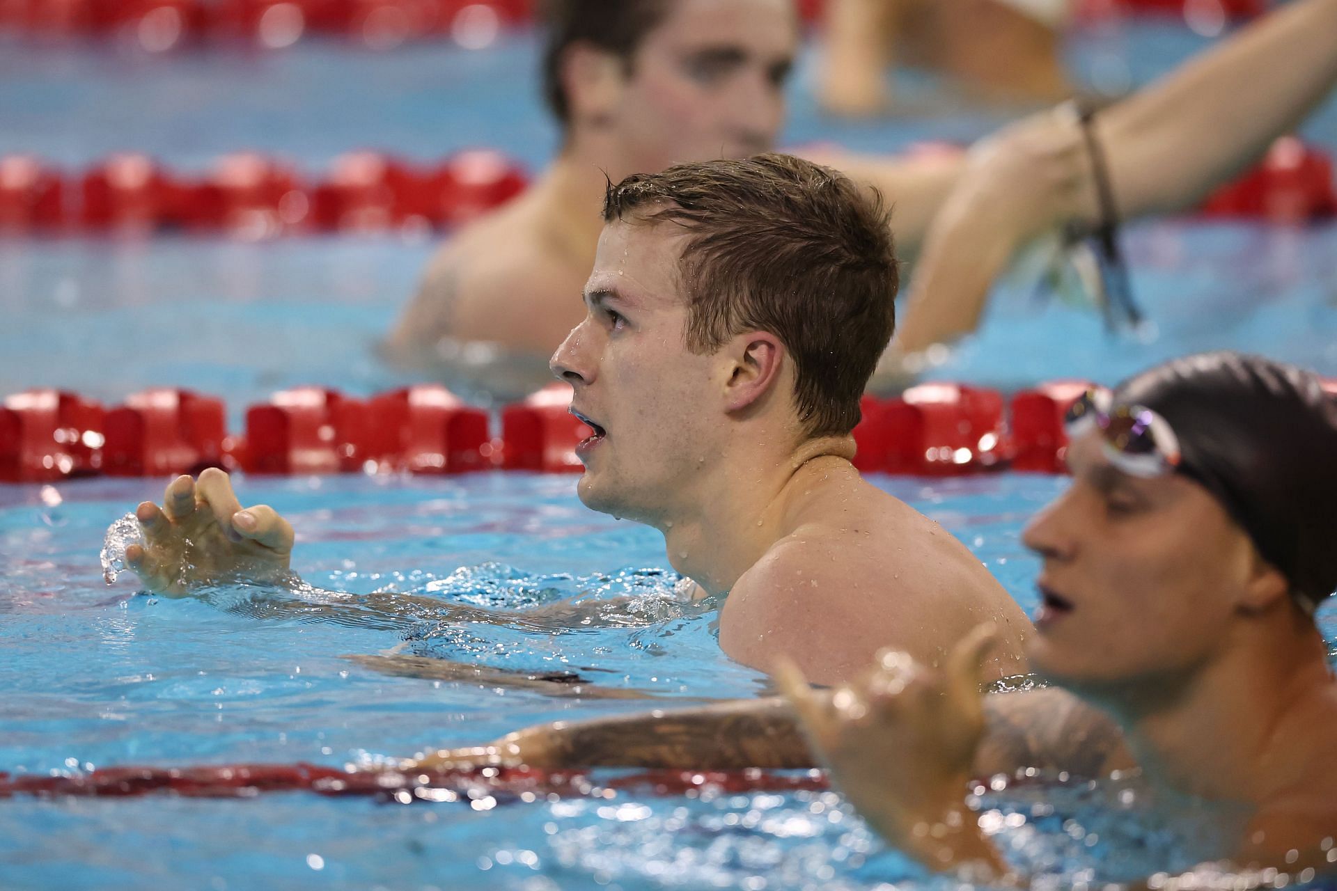Nic Fink at the FINA Swimming World Cup 2022 Leg 2 (Image via Gregory Shamus/Getty Images)