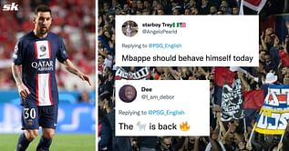 "The GOAT is back," "Mbappe should behave himself today" - PSG fans all say the same thing as Lionel Messi returns to the starting XI for Marseille clash