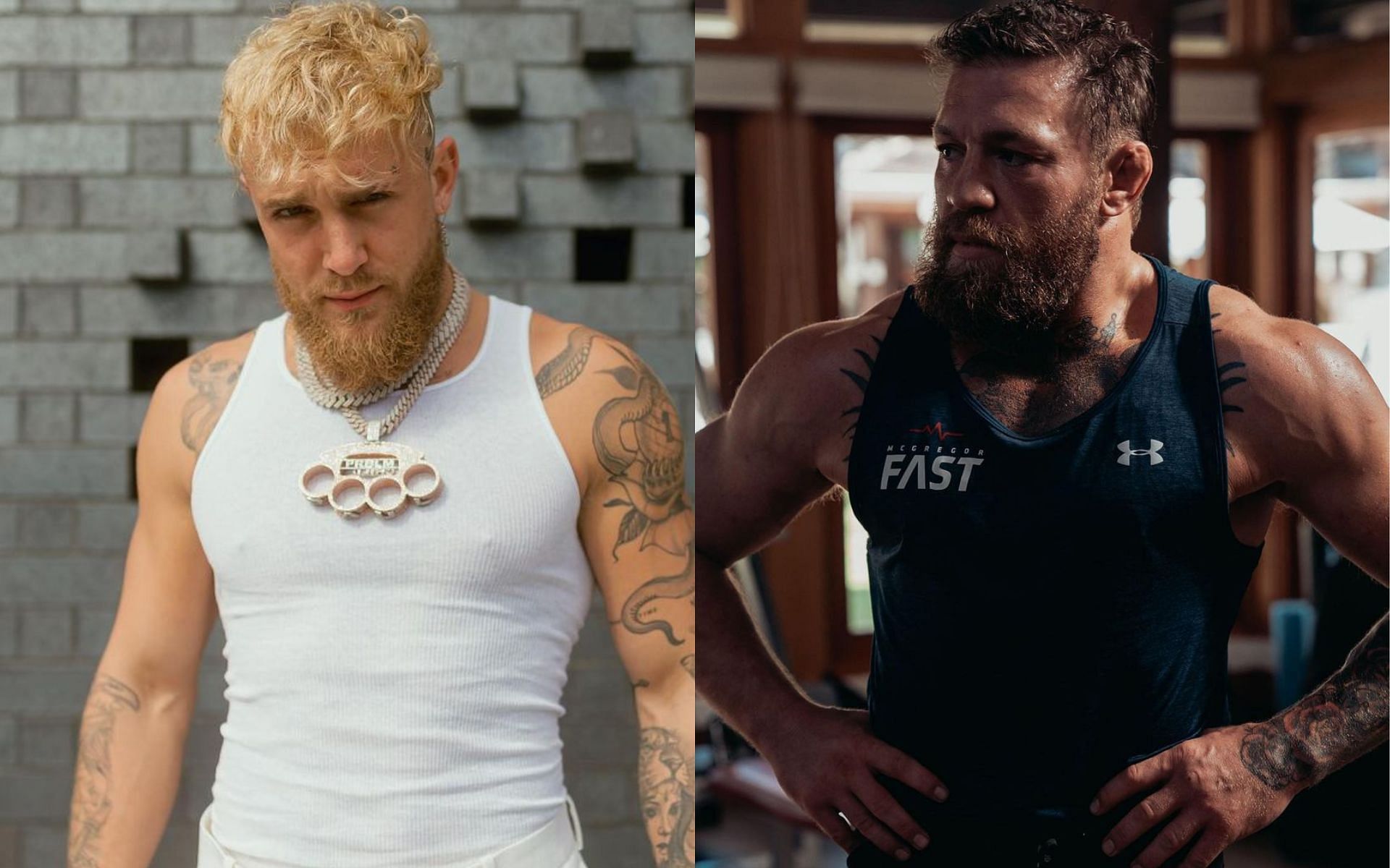 Jake Paul (Left), Conor McGregor (Right) [Image courtesy: @jakepaul and @thenotoriousmma on Instagram]