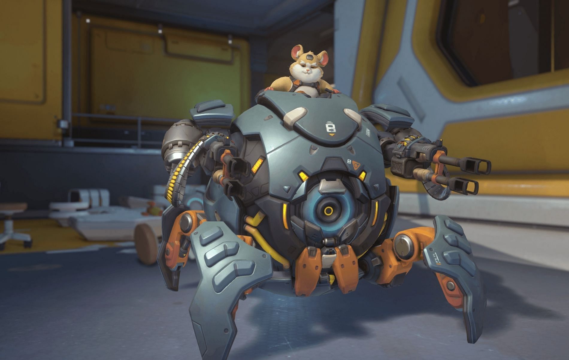 Wrecking Ball is all about destruction (Image via Blizzard Entertainment)