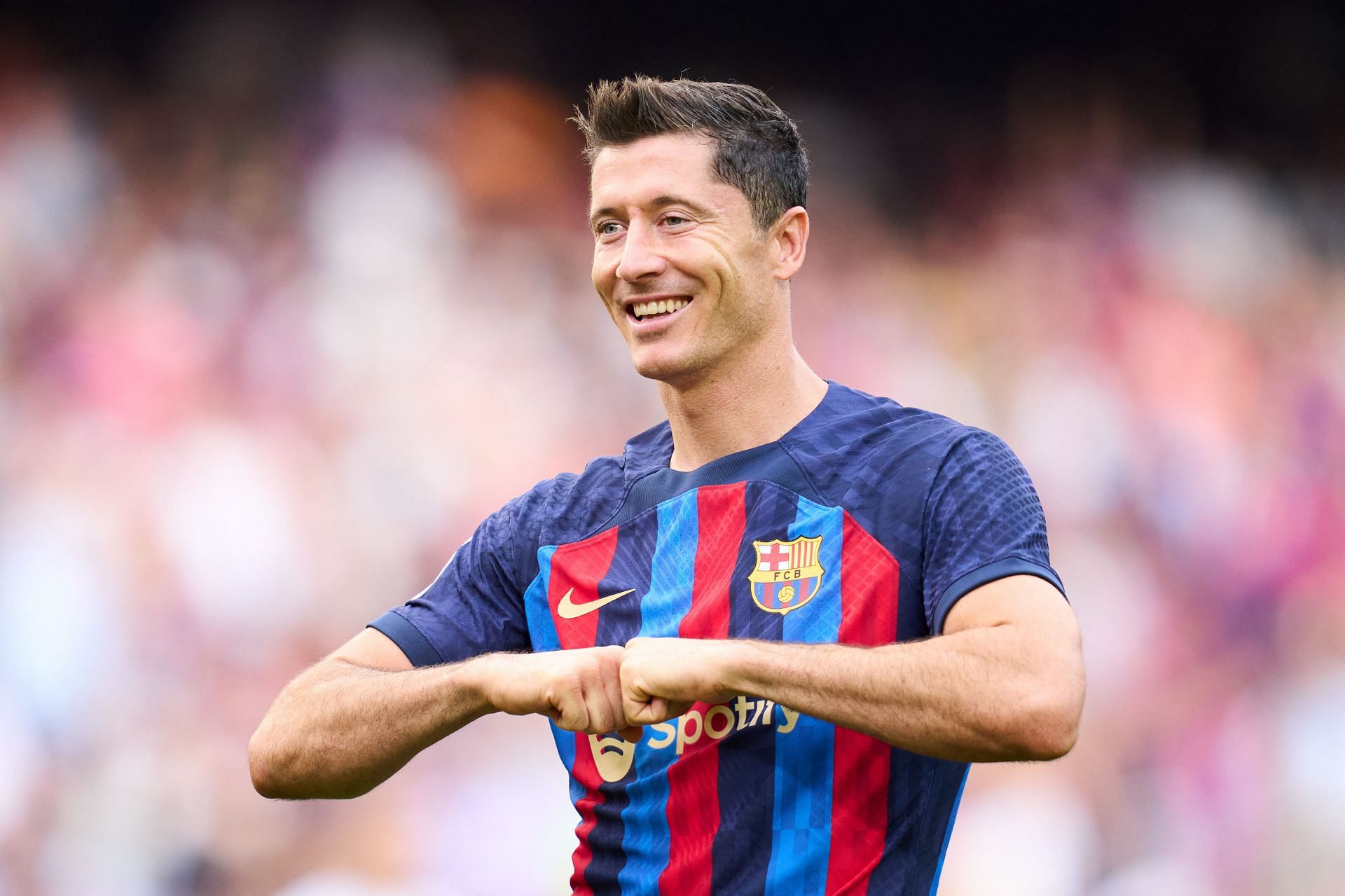 Robert Lewandowski - FC Barcelona v Elche CF - 2022-23