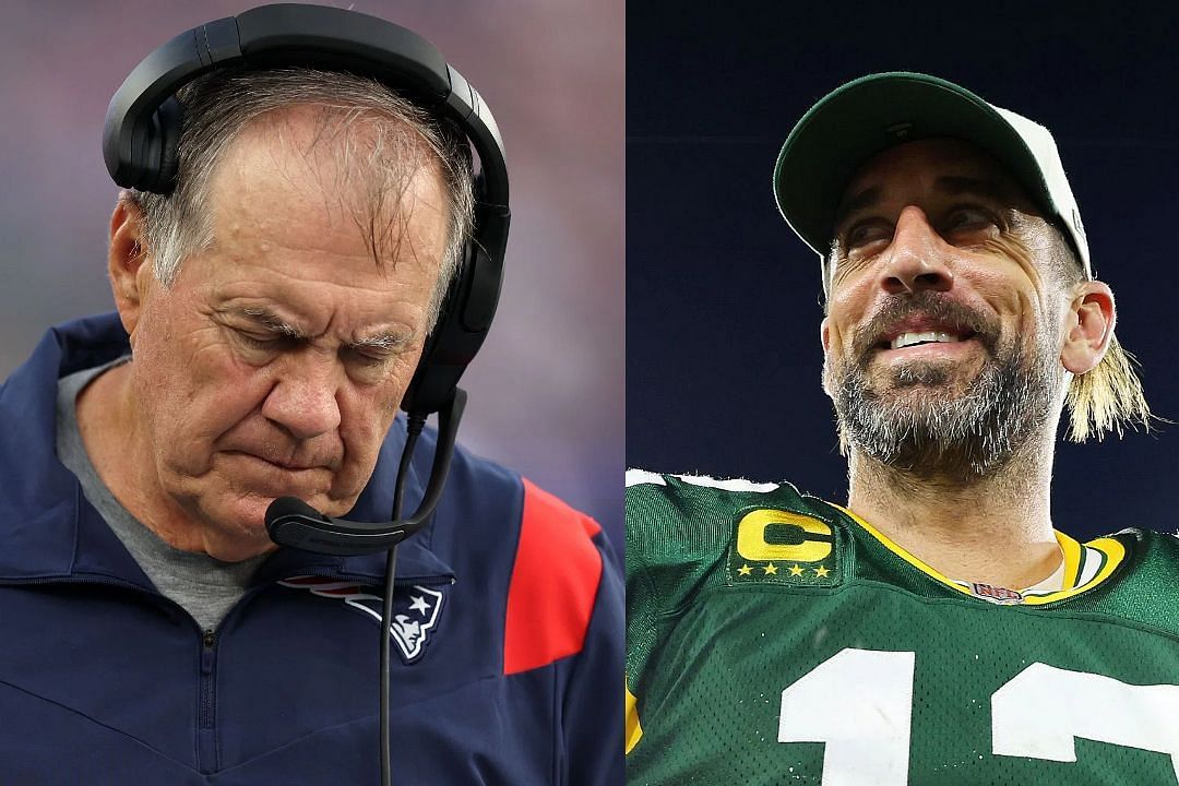 Bill Belichick and Aaron Rodgers 