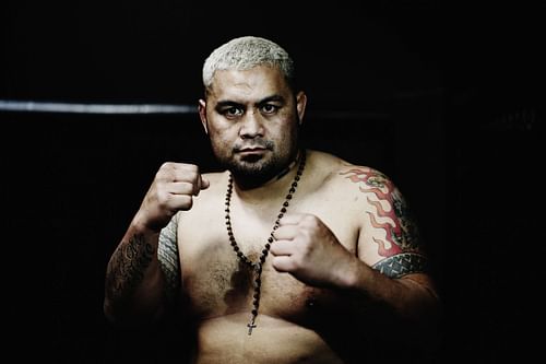 Mark Hunt at a UFC Fight Night media session