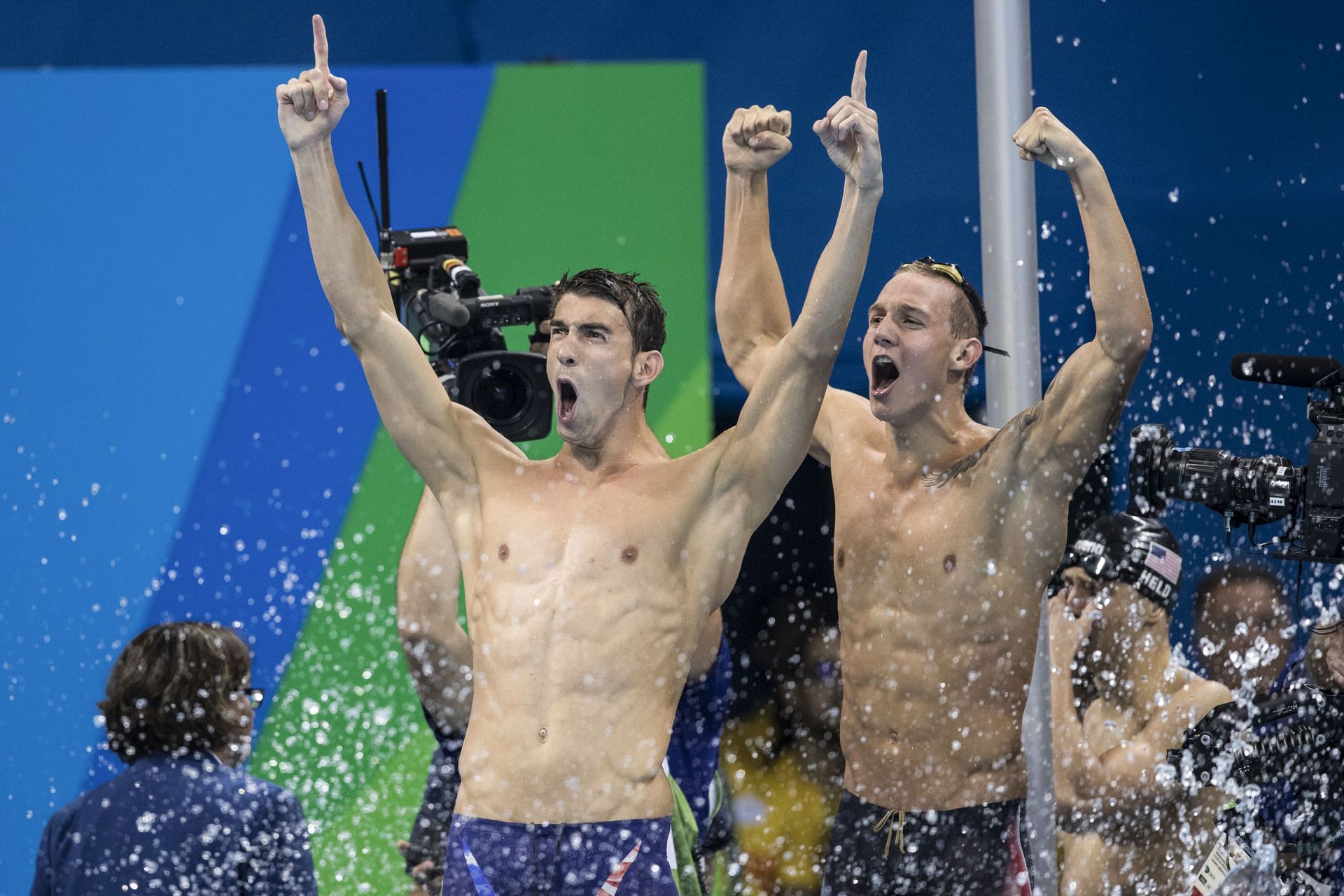 Michael Phelps and Caeleb Dressel (Image via Today)