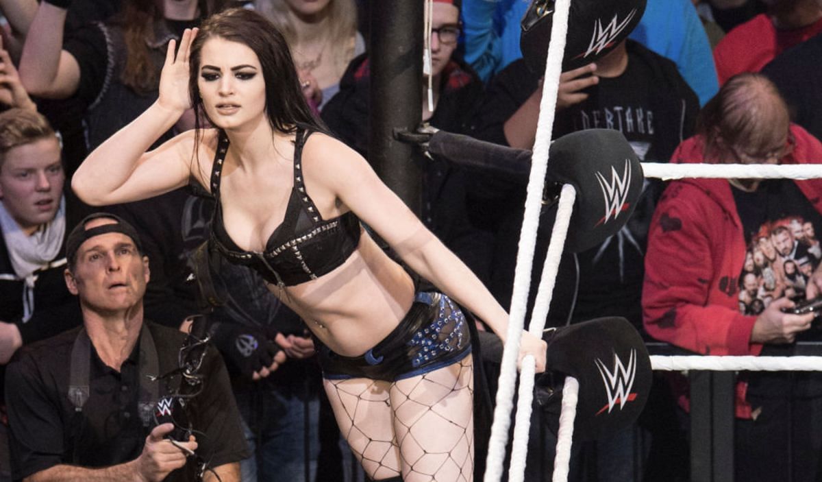 Paige has spoken about how Brock Lesnar is backstage.