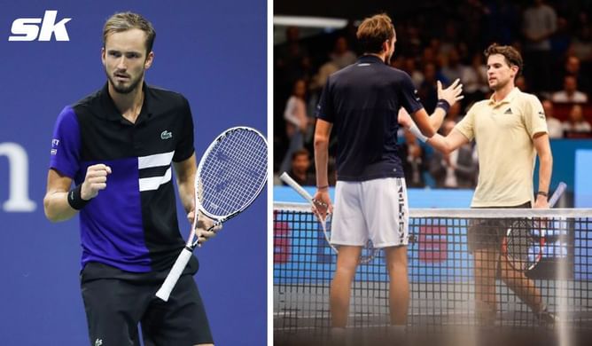 "Great to see Dominic Thiem playing at such level again" - Daniil Medvedev after thrilling win over the Austrian in Vienna