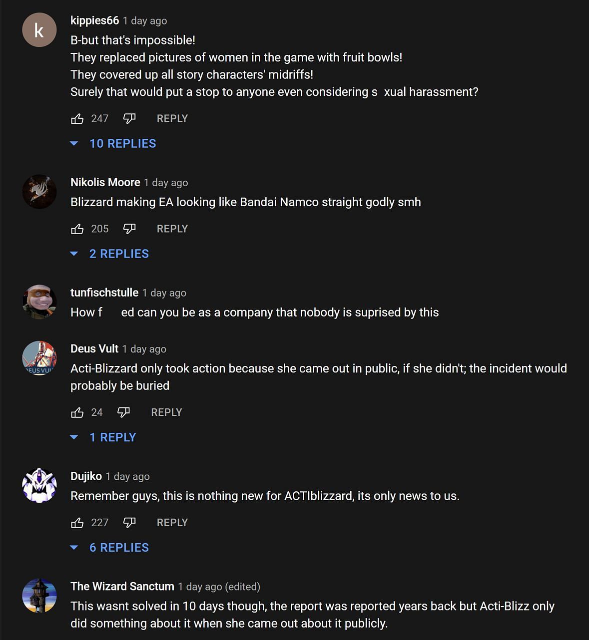 Fans in the YouTube comments section reacting to the streamer&#039;s take (Images via Asmongold Clips/YouTube)