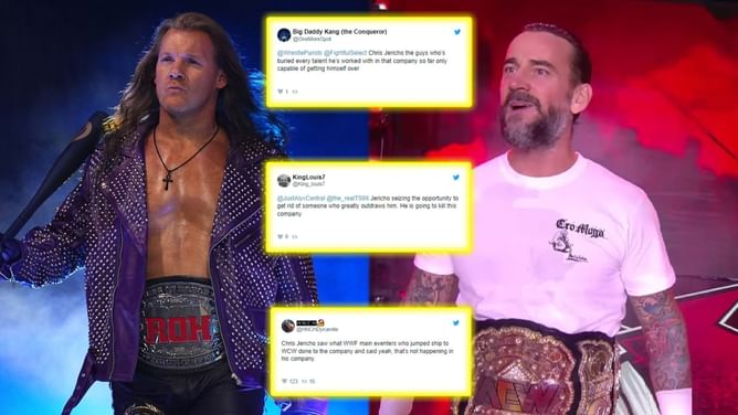 "Buried every talent he’s worked with" - Twitter savagely roasts Chris Jericho for reportedly calling CM Punk a 'cancer' to the AEW locker room