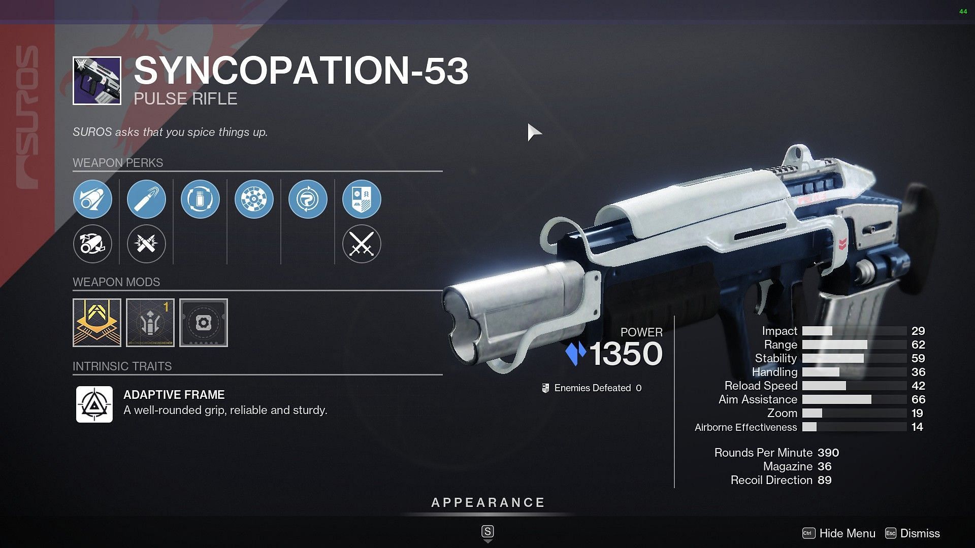 Syncopation this week at Banshee-44 (Image via Destiny 2)