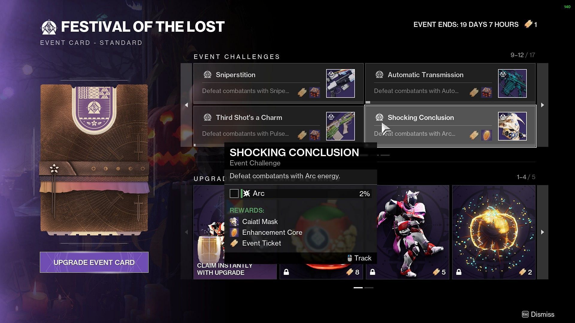 Festival of the Lost challenges (Image via Destiny 2)