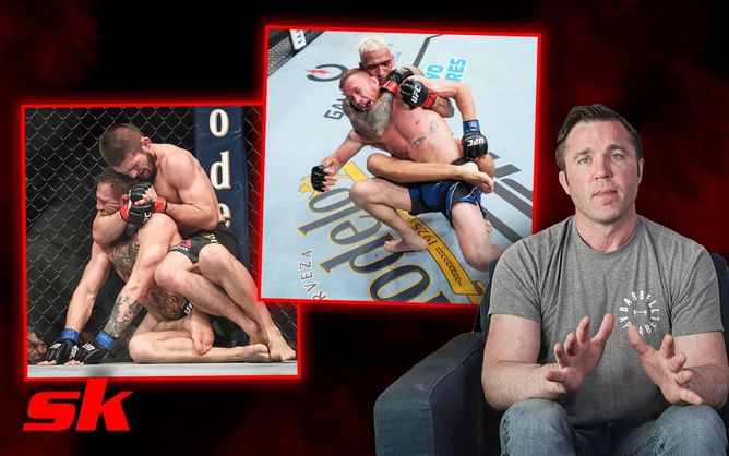 "That's the difference" - Chael Sonnen compares the brilliance of Charles Oliveira and Khabib Nurmagomedov