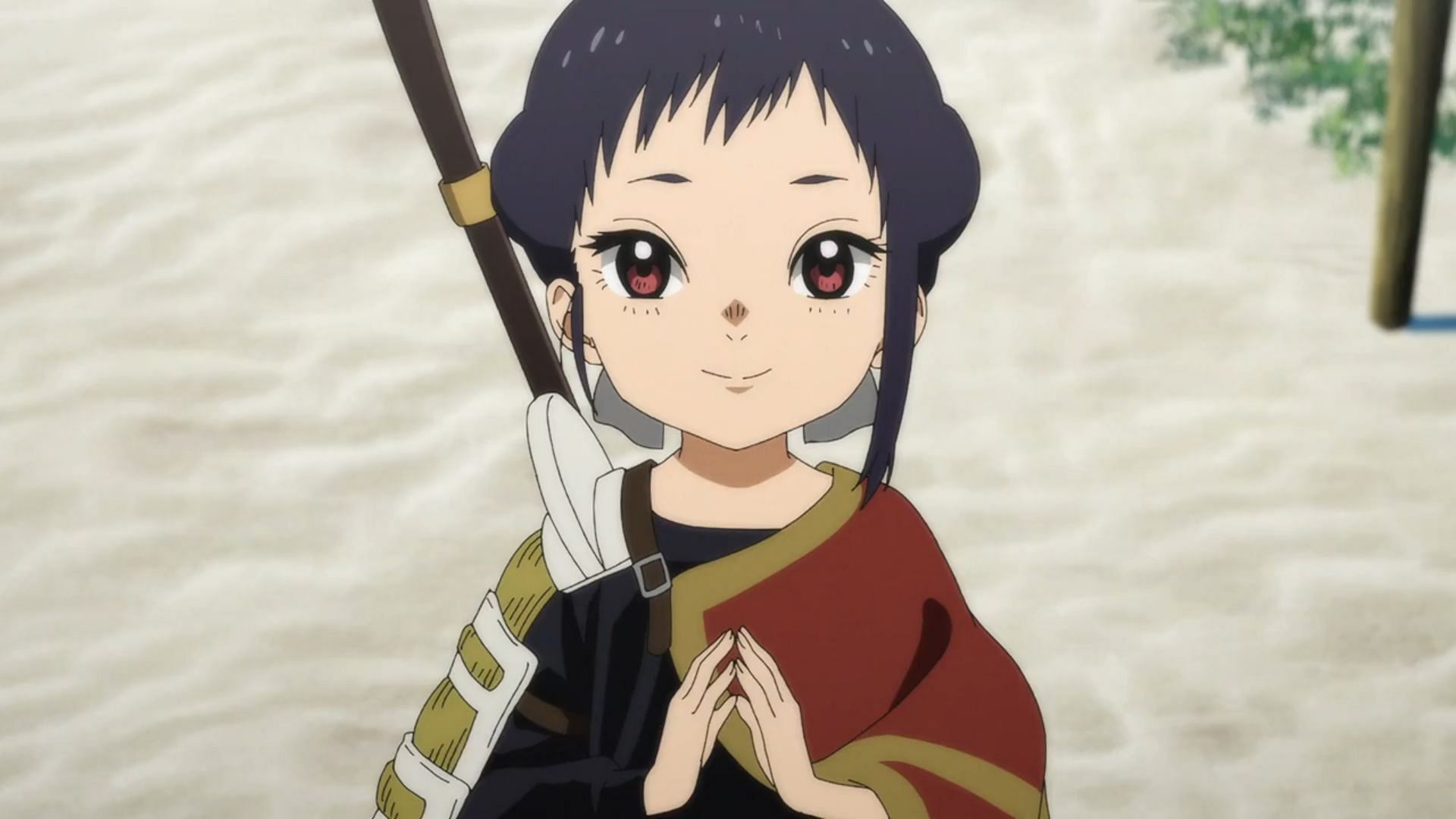 Hisame, granddaughter of Hayase, as seen in To Your Eternity season 2 premiere (Image via Studio Drive)