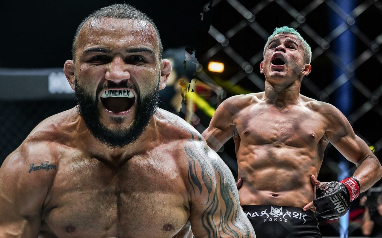 John Lineker (left) and Fabricio Andrade (right). [Photos ONE Championship]