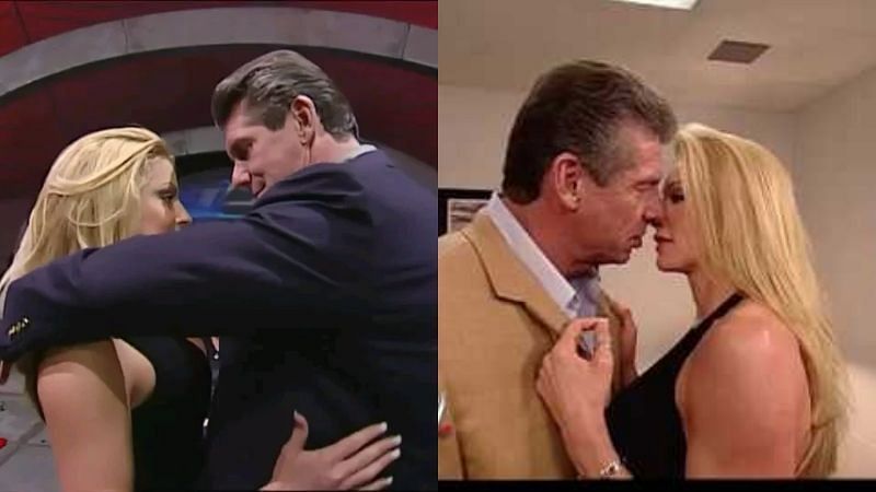 vince mcmahon kiss wwe female superstars_