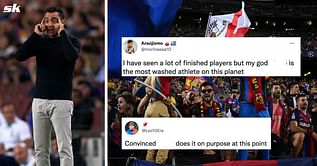 "A curse and an idiot at the same time," "The most washed athlete on this planet" - Barcelona superstar gets savaged on Twitter for his shocking display in 3-3 Inter Milan draw
