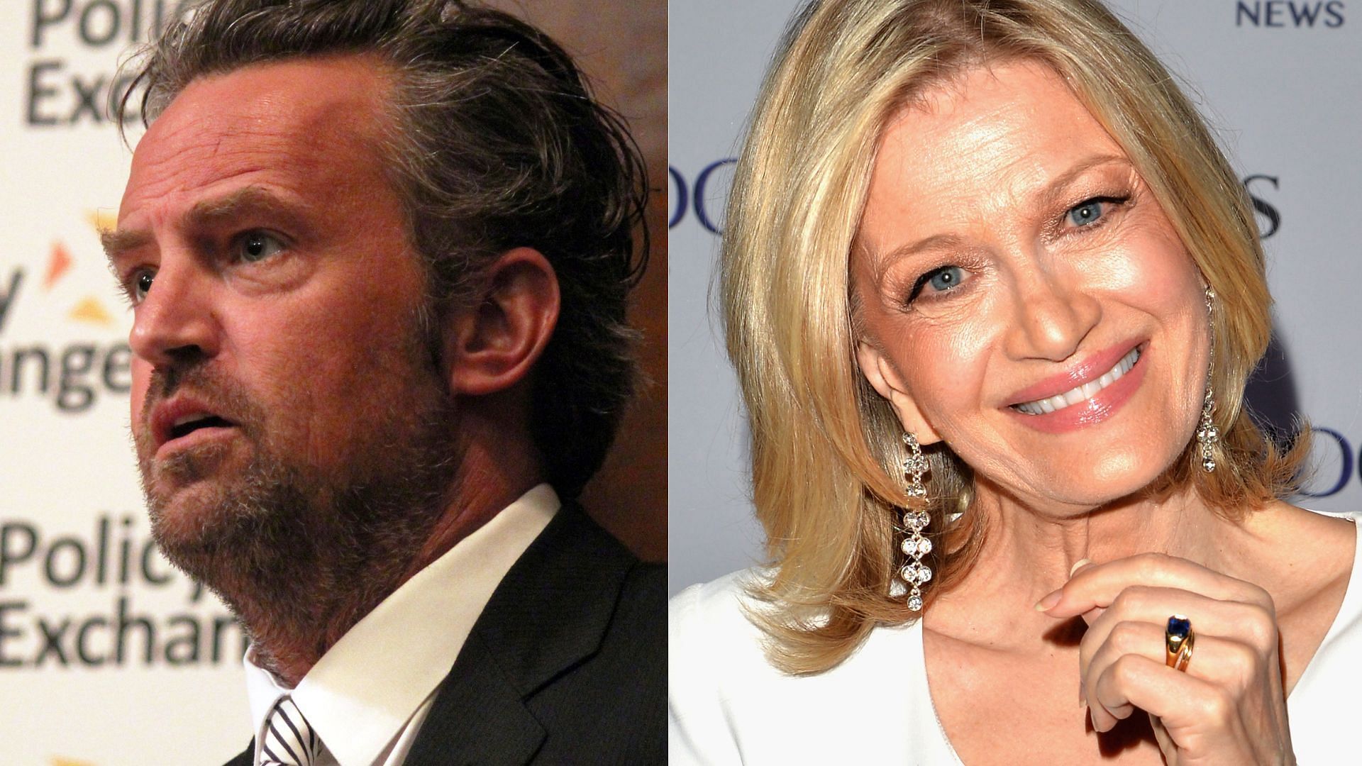 Stills of Matthew Perry and The Diane Sawyer(Images Via Wikipedia)