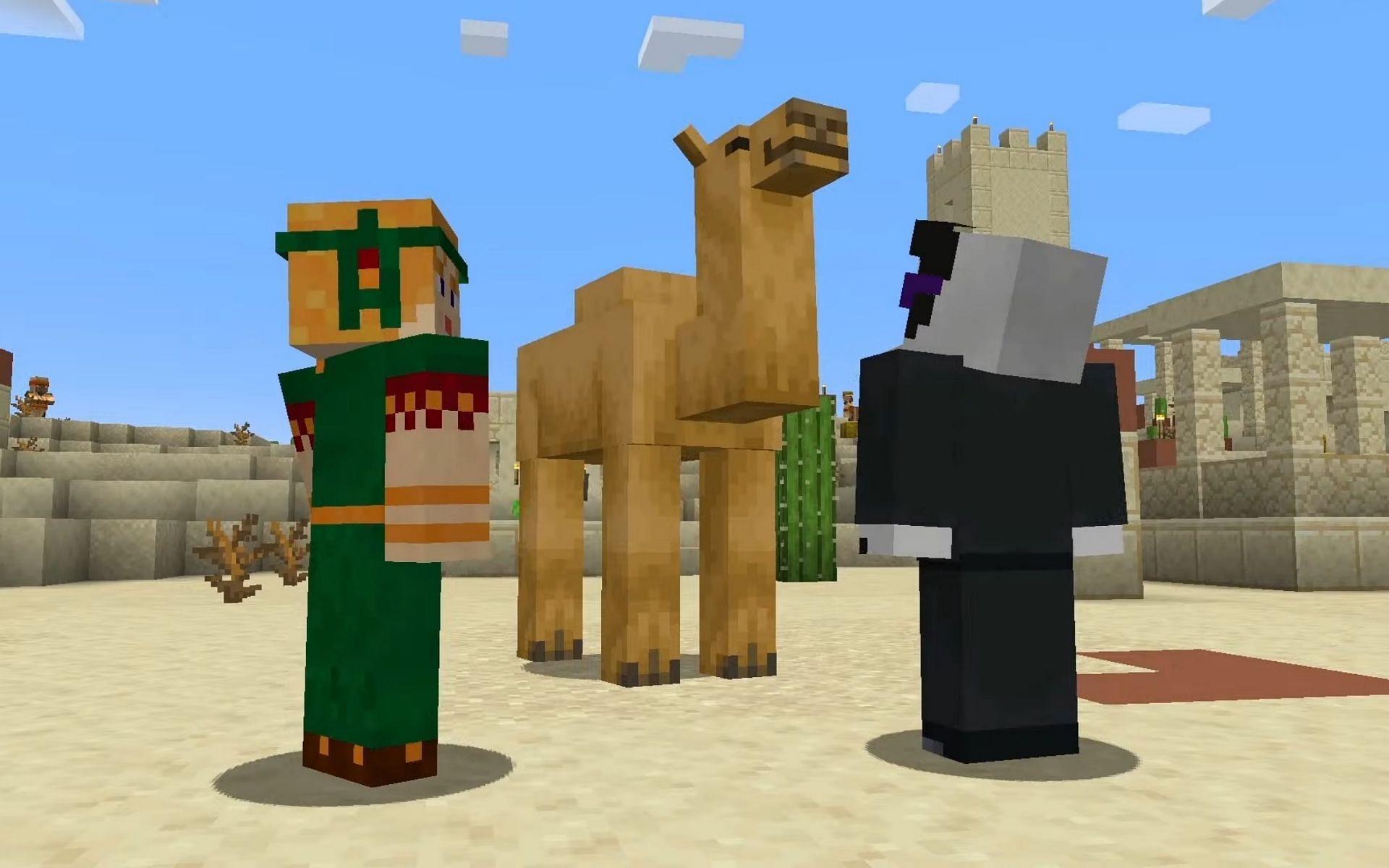 Camels in Minecraft (Image via Mojang)