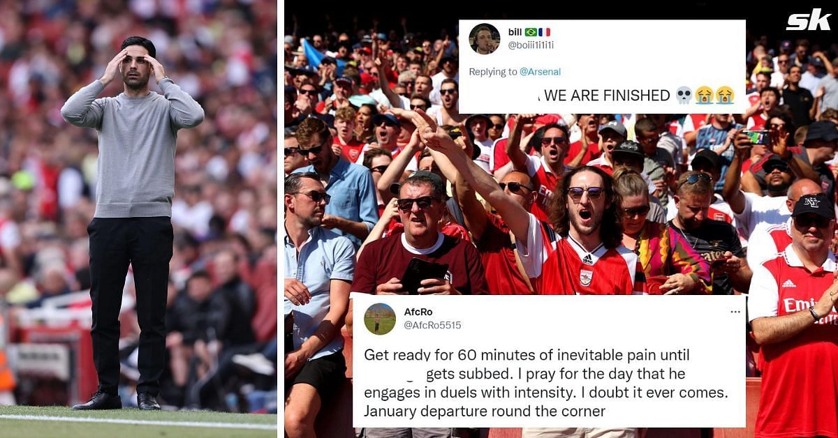 Arsenal fans fear the worst after seeing starting lineup