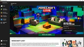 Minecraft Live tab added to official game launcher