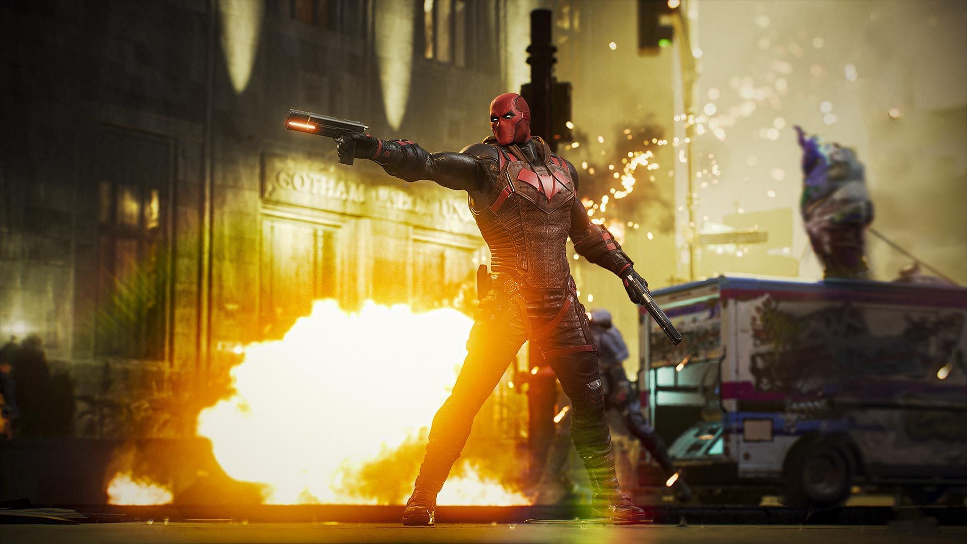 Red Hood is a jack of all trades character in Gotham Knights (Image via WB Games Montreal)