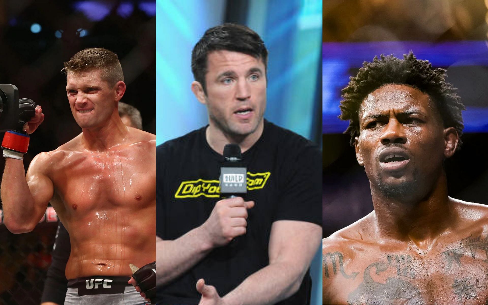 Stephen Thompson (left), Chael Sonnen (middle) and Kevin Holland (right)