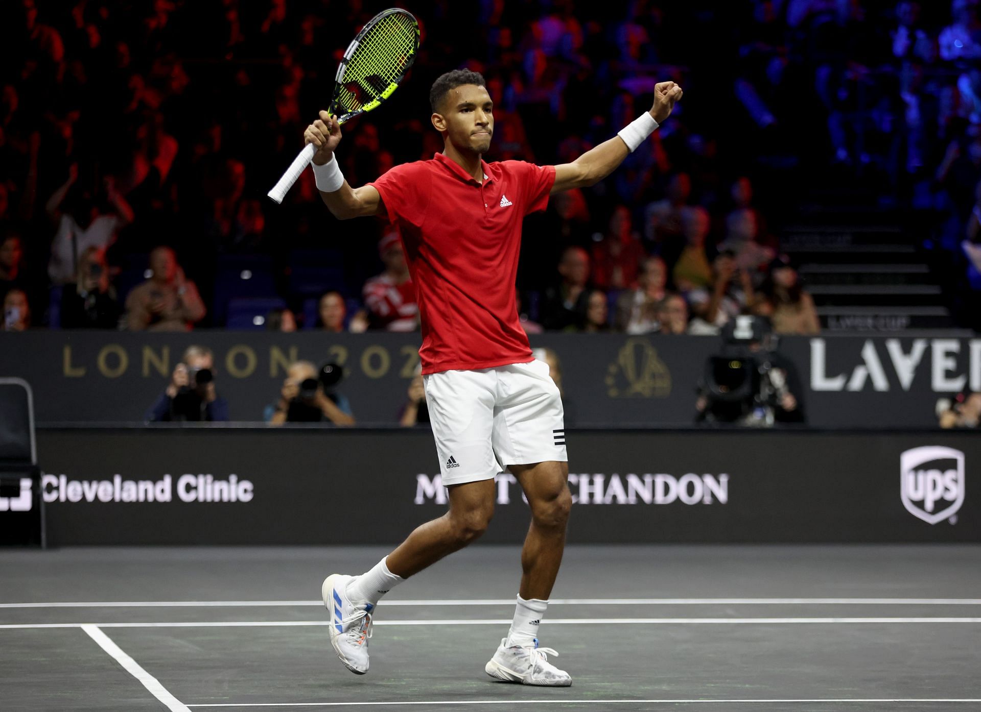 Felix Auger-Aliassime at the 2022 Laver Cup.