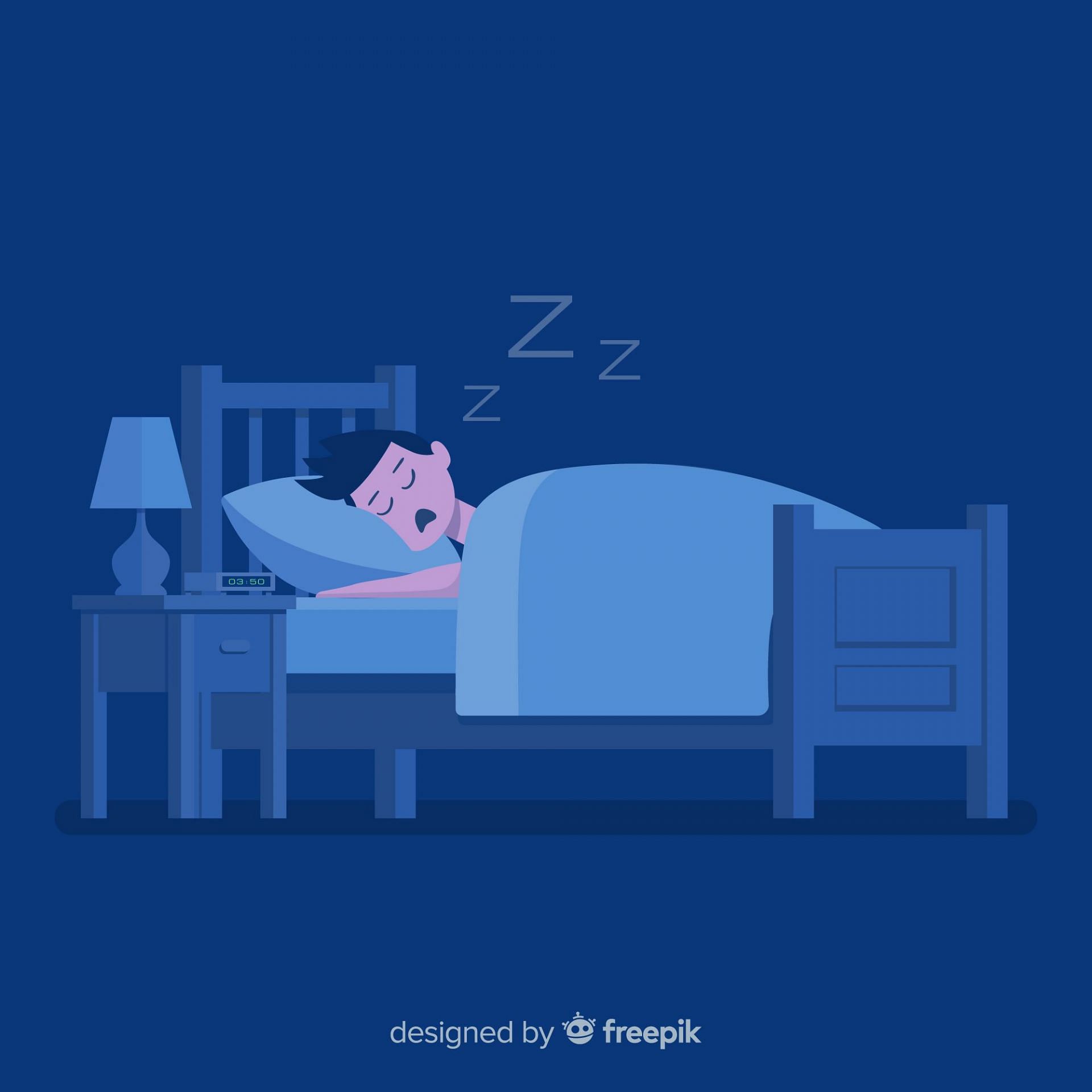 Sleep hygiene is an essential stress buster. (Image via Freepik/Freepi)
