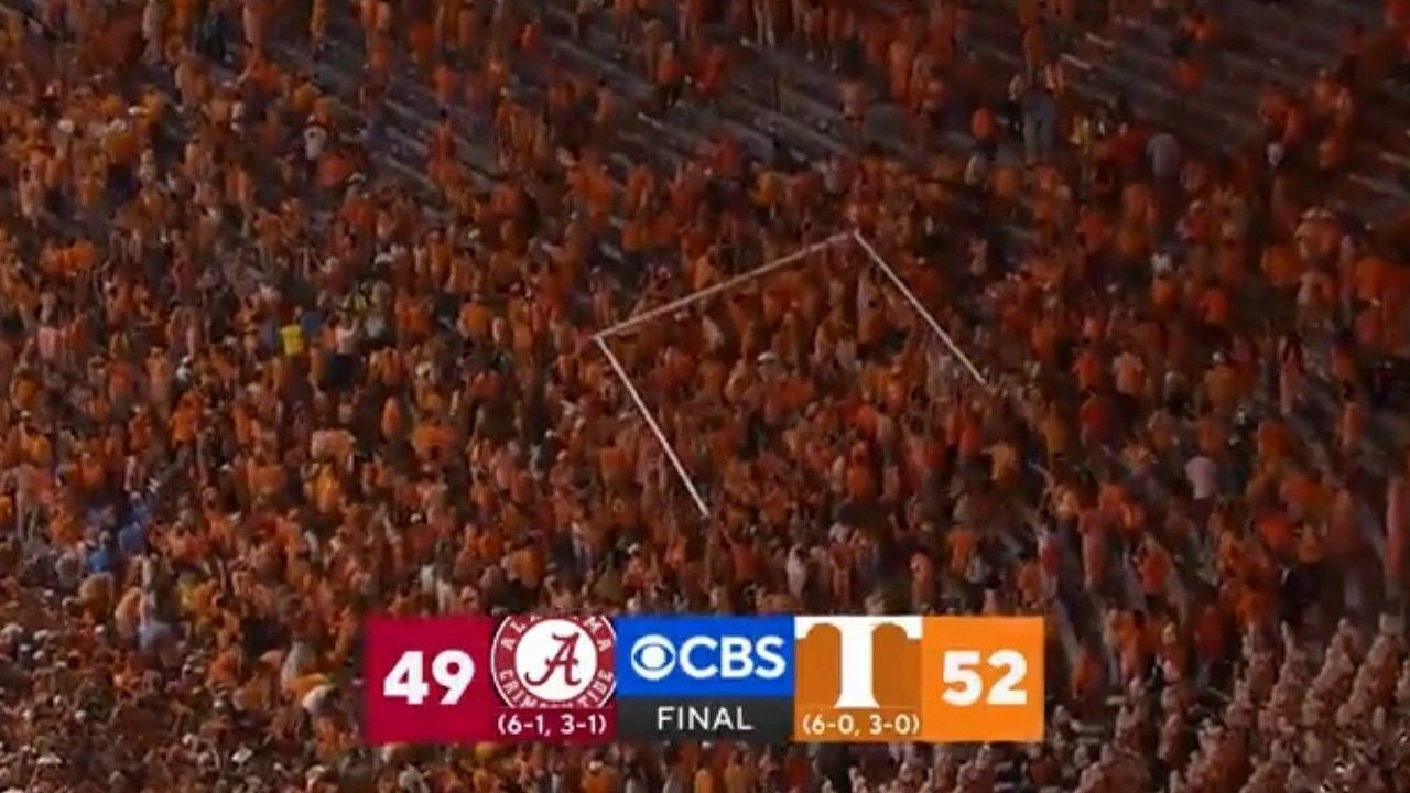 After the upset of Alabama Vols fans removed the goal posts and now the university wants donations to pay for them. 