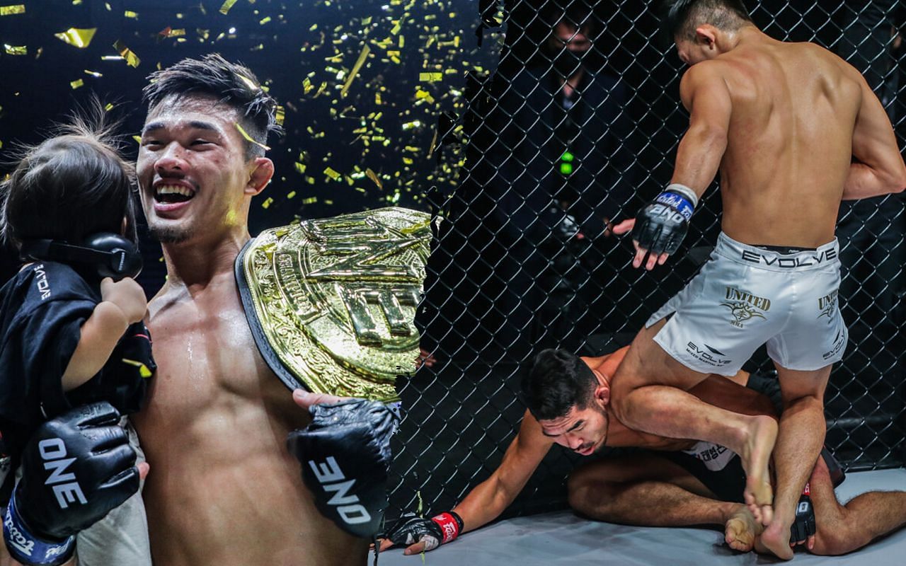 Christian Lee reclaims the ONE lightweight world title at ONE 160. [Photos ONE Championship]