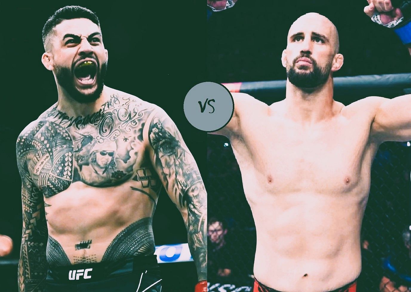 Pedro vs. Oezdemir [Images via @tyson_pedro & @volkan_oezdemir on Instagram]