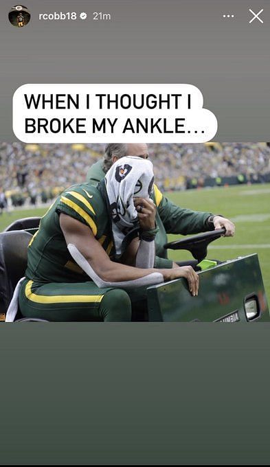 Randall Cobb injury update: Ankle injury leaves Packers, Aaron Rodgers  without WR for 2-4 weeks