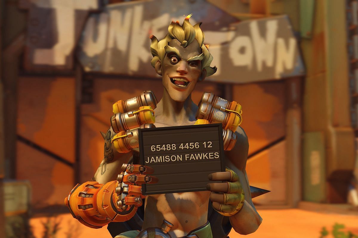 Junkrat as a counter to Torbj&ouml;rn (image via Blizzard Entertainment)