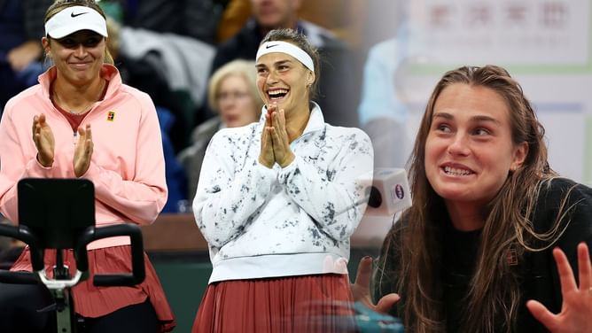 "It's not my birthday" - Aryna Sabalenka after Paula Badosa pranked her