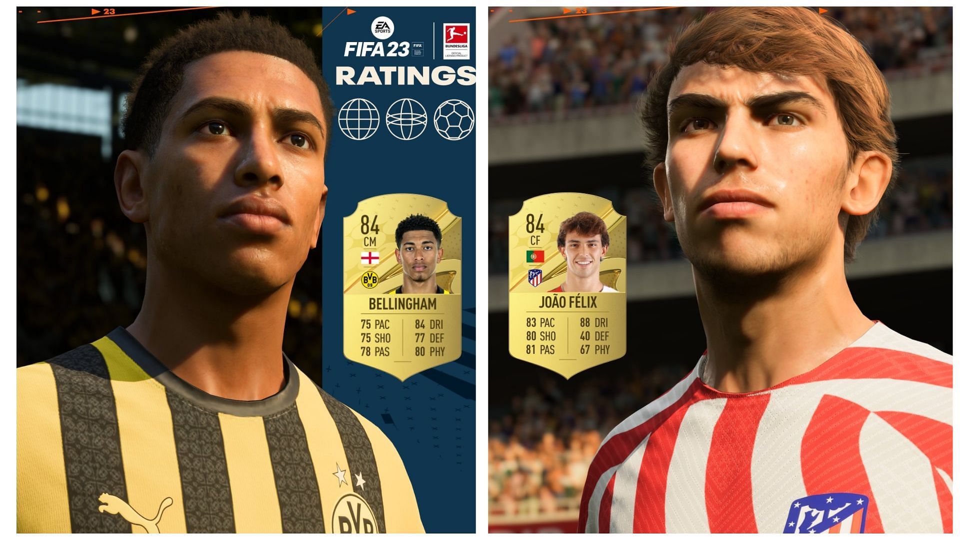 The best FIFA 23 ratings