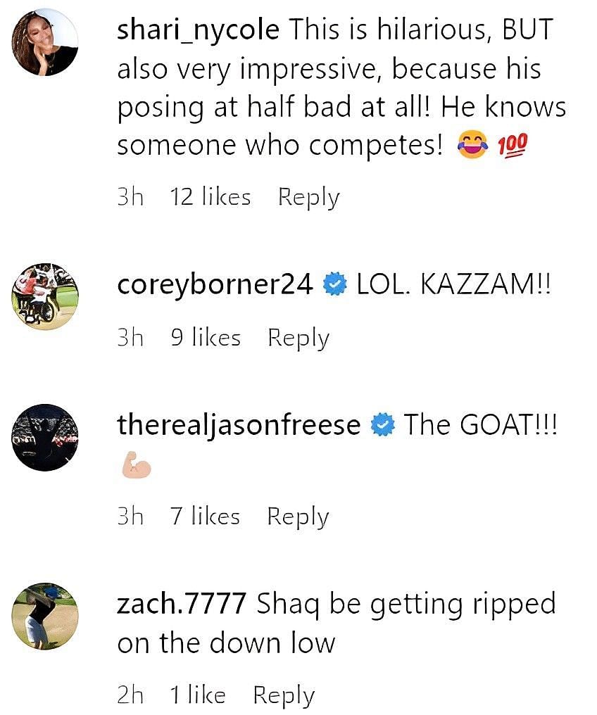 Fans react to Shaq's IG post