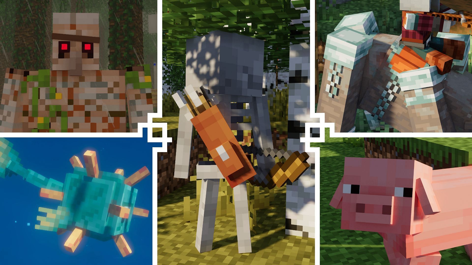 This is arguably the best texture pack for Minecraft mobs (Image via CurseForge)