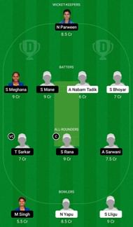 AP-W vs RAI-W Dream11 Prediction Team, Grand League