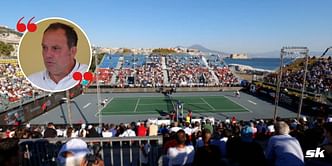 "I challenge any tournament in the world, to set up the fields from scratch in record time" - Napoli Cup organizer on substandard courts controversy