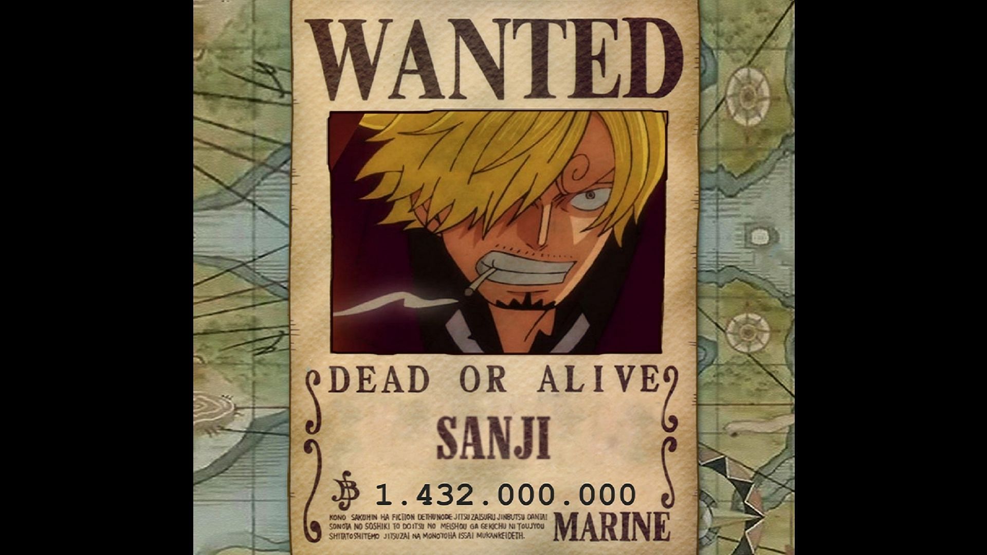 After defeating Queen, Sanji can't have a lower bounty than the former (Image via Eiichiro Oda/Shueisha, One Piece)