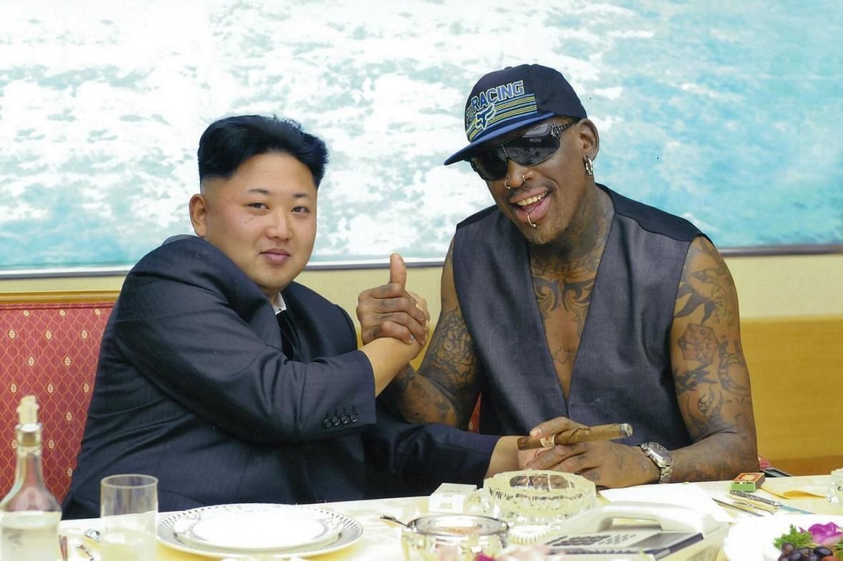 Dennis Rodman and Kim Jong-un